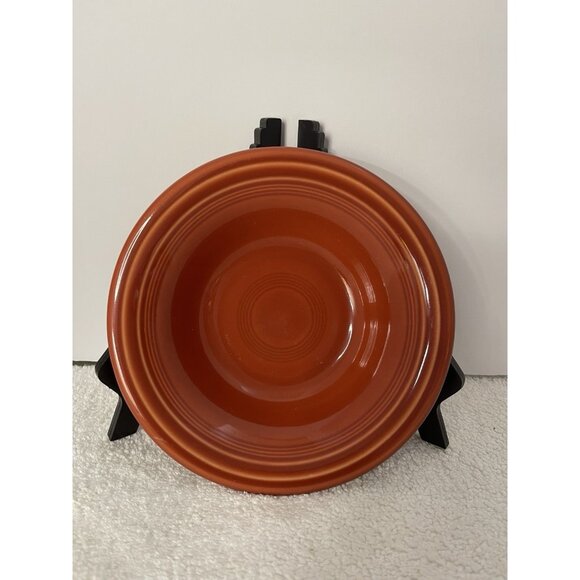 Vintage Fiestaware Red 6 1/2" Stackable Cereal/Fruit Bowl HLC - Picture 1 of 4